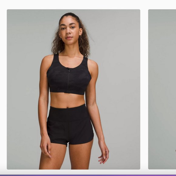 lululemon athletica Enlite Front-Zip Sports Bra 36E - Picture 1 of 9
